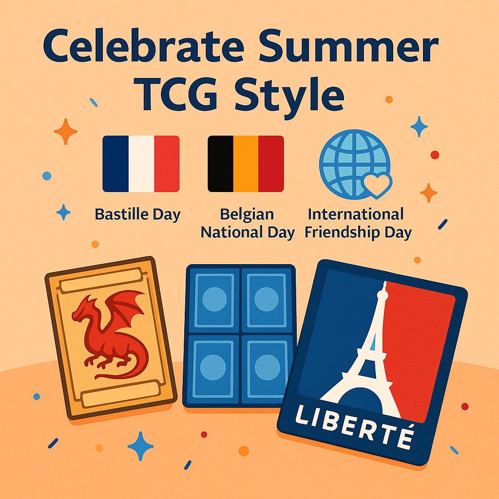 Celebrate Summer TCG Style: Bastille Day, Belgian National Day & International Friendship Day