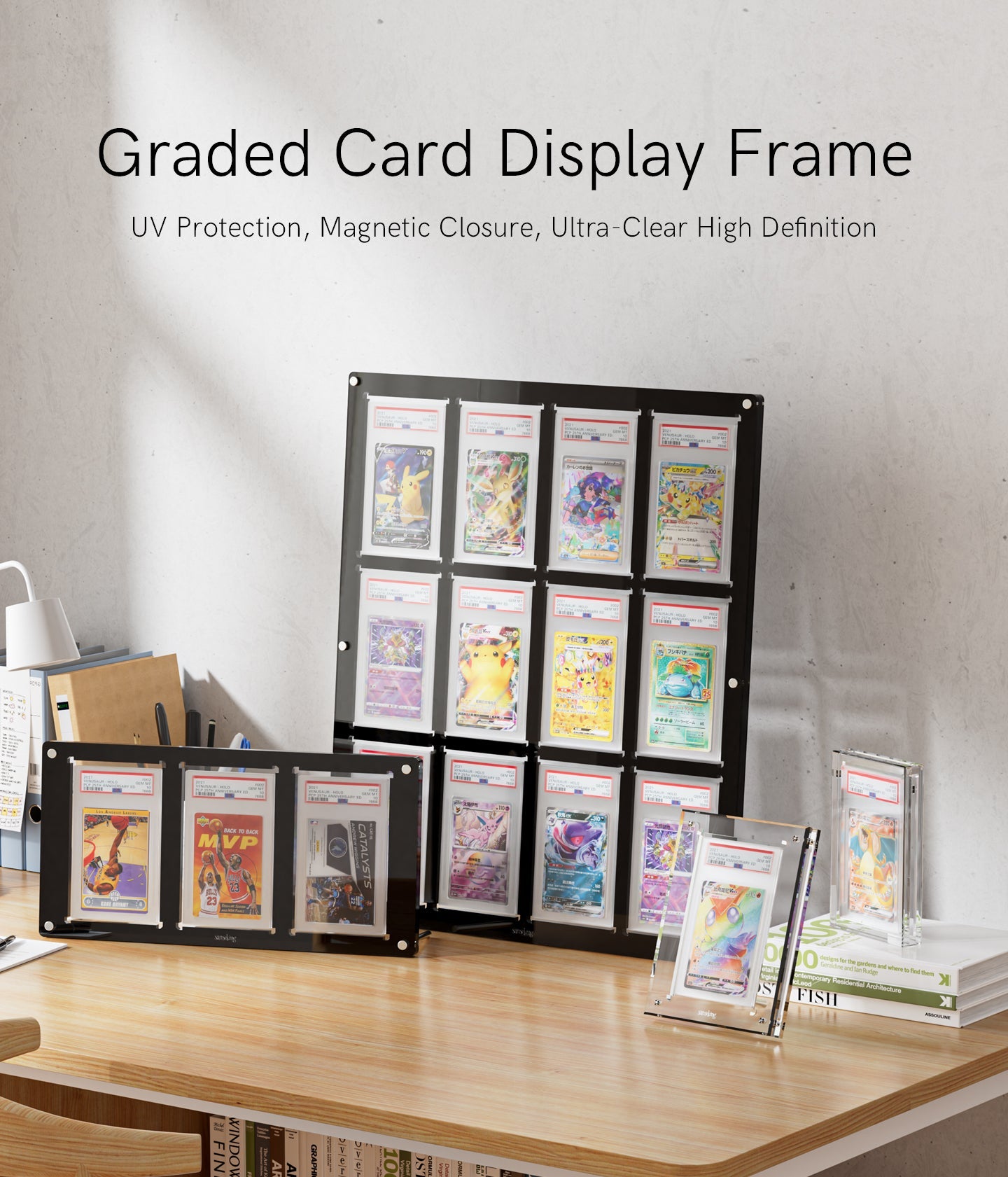psa graded card display frame The ideal card height is 6 Slabbed Graded Trading Card (Not