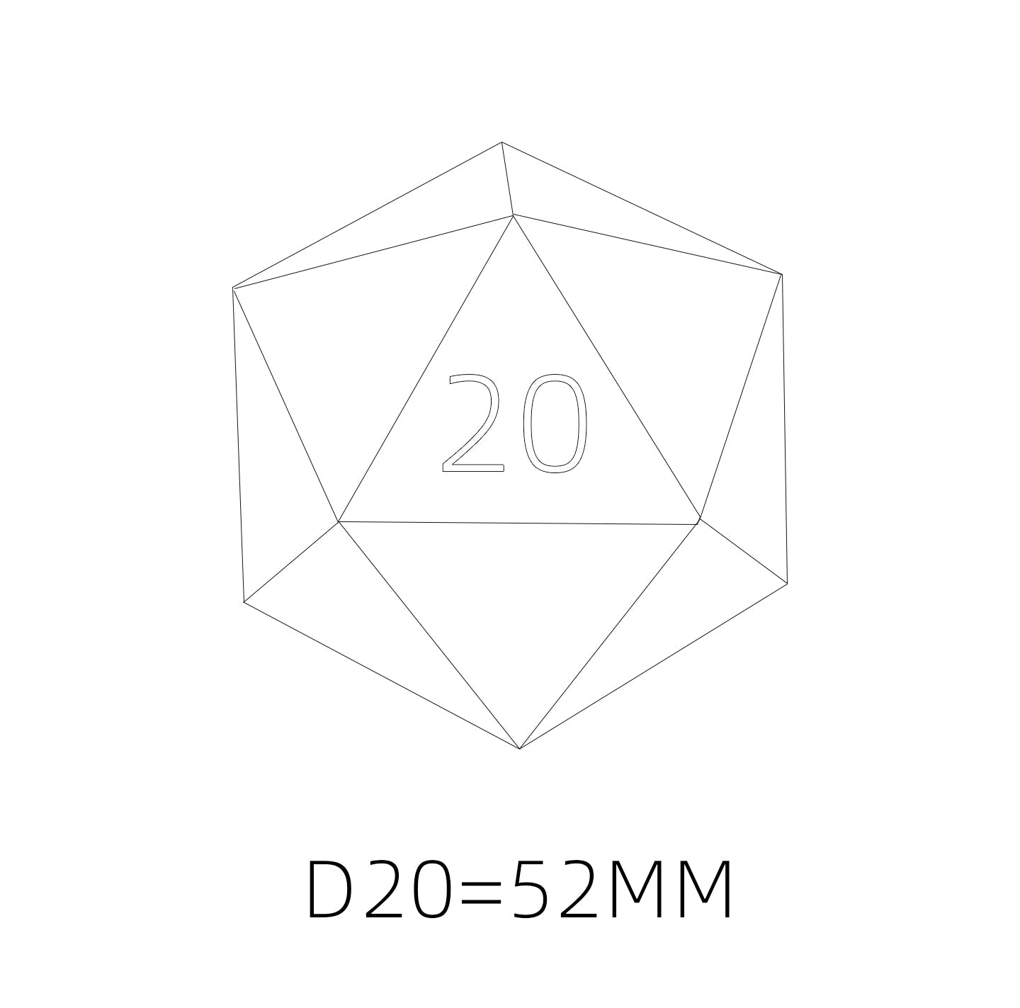 ジェイドゲイズ シングル D20 — 52 mm