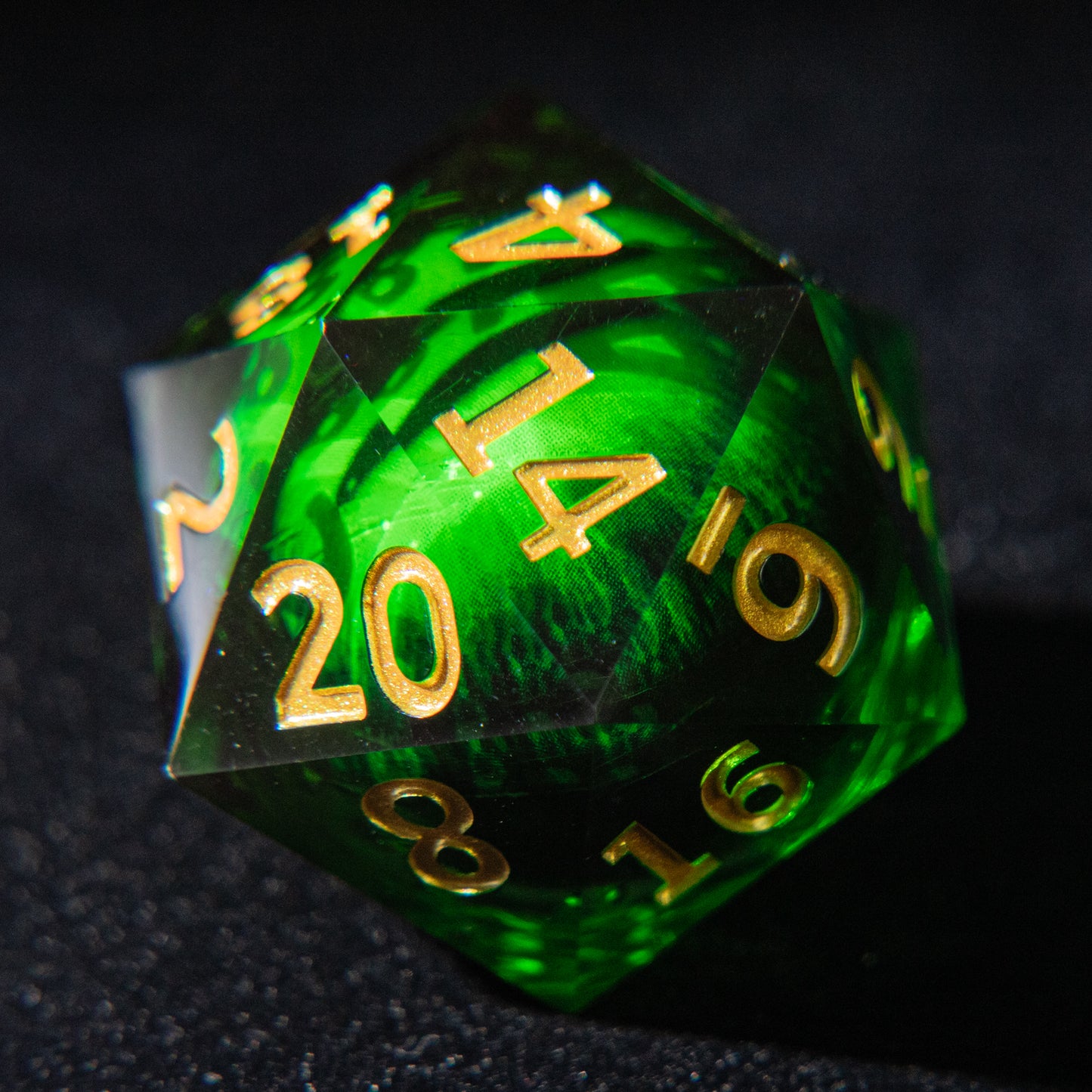 D&D Multi-faceted Resin Dice (Dragon's Eye)