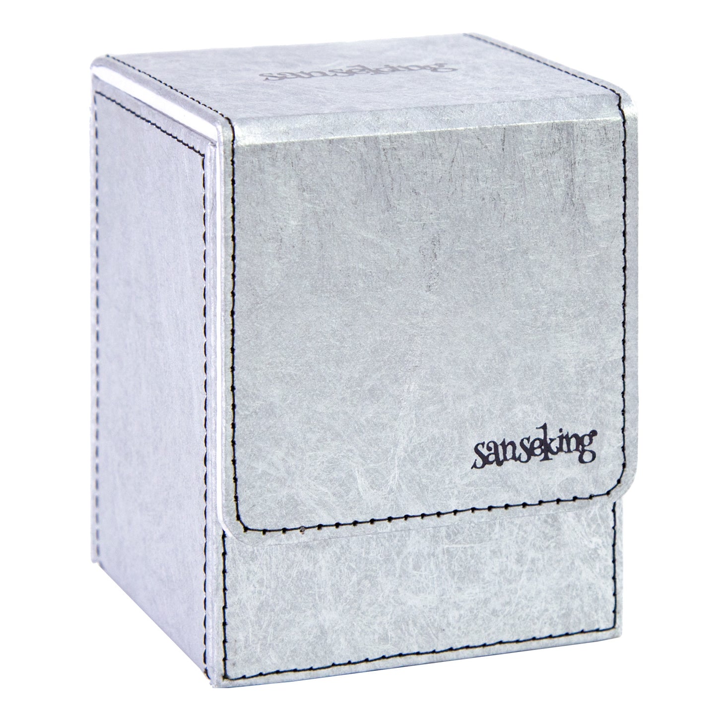 Magic Deck Box Fits 100+ yvek® (Vertical,Silver)