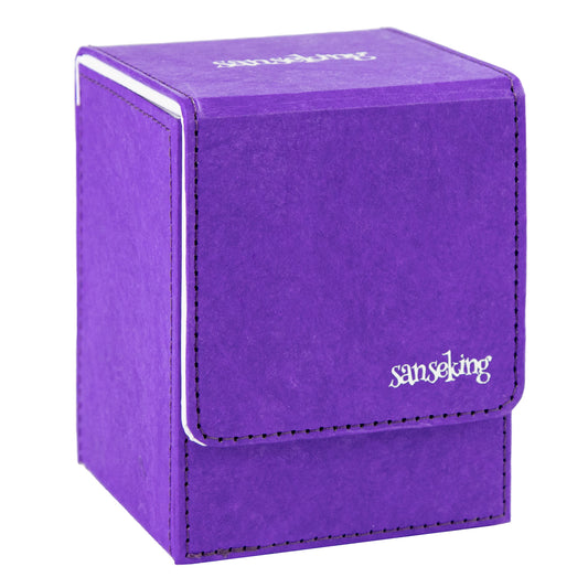 Magic Deck Box Fits 100+ yvek® (Vertical,Purple)