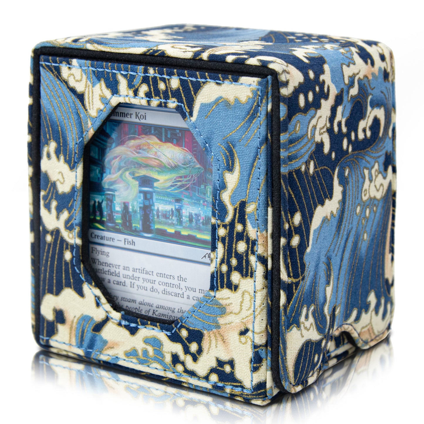Magic Commander Deck Box Fits 100+DND (Blue)