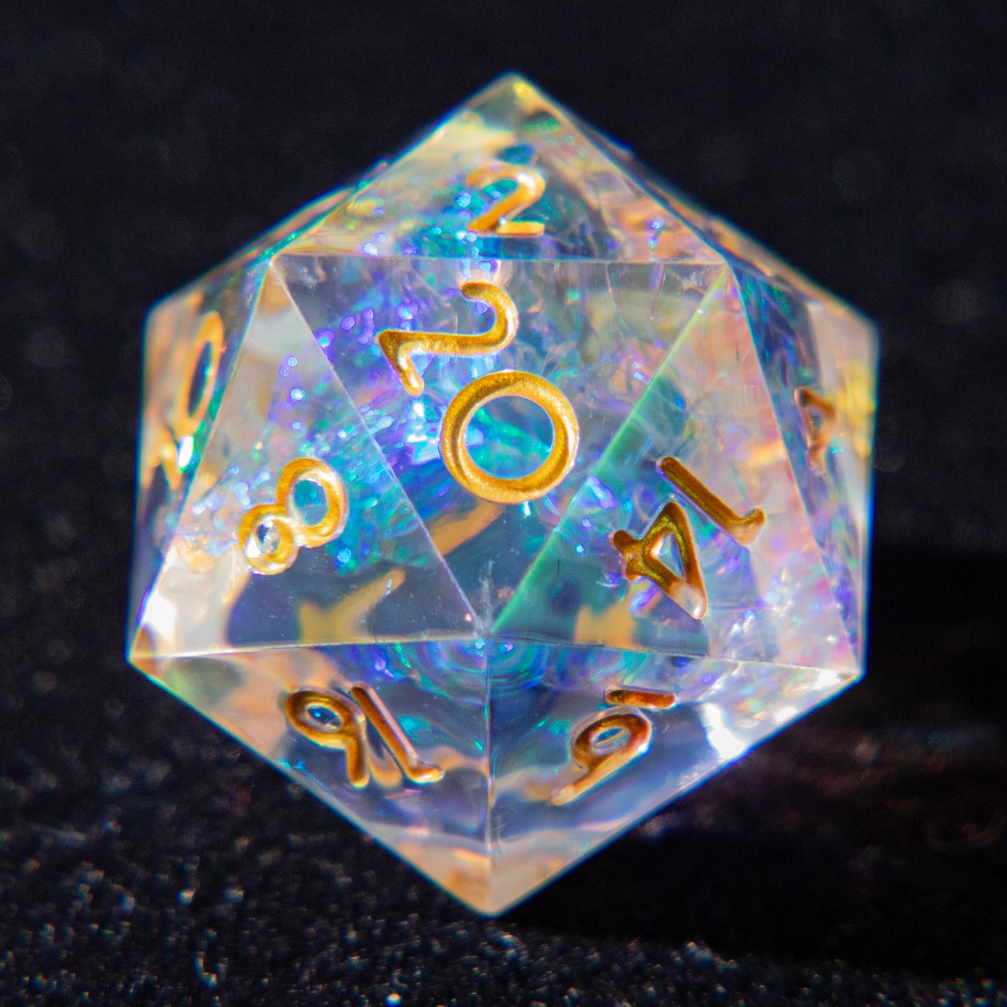 D&D Multi-faceted Resin Dice Set (Rainbow)