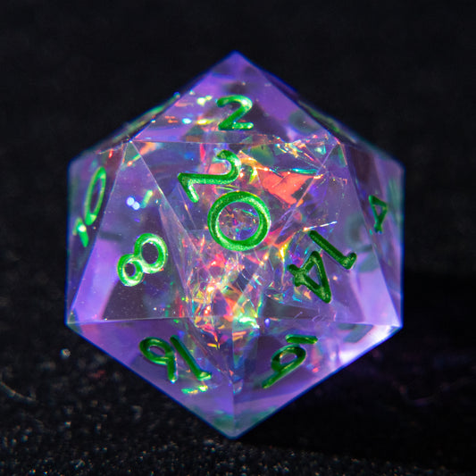 D&D Multi-faceted Resin Dice Set (Violet)