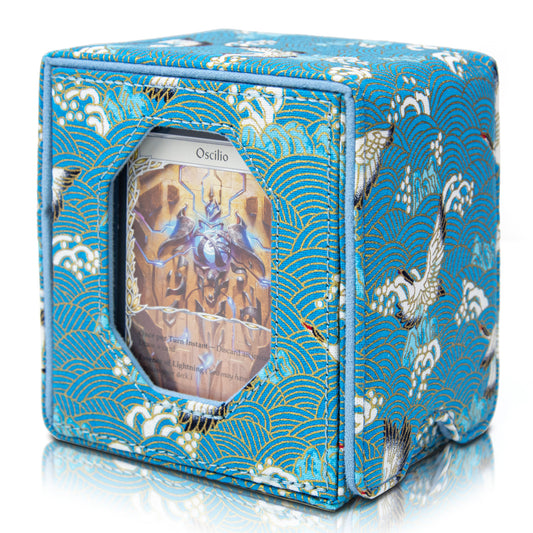Magic Commander Deck Box Fits 100+DND (Light Blue)