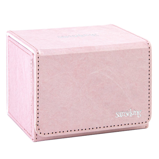 Magic Deck Box Fits 100+ yvek®  (Horizontal,Pink)
