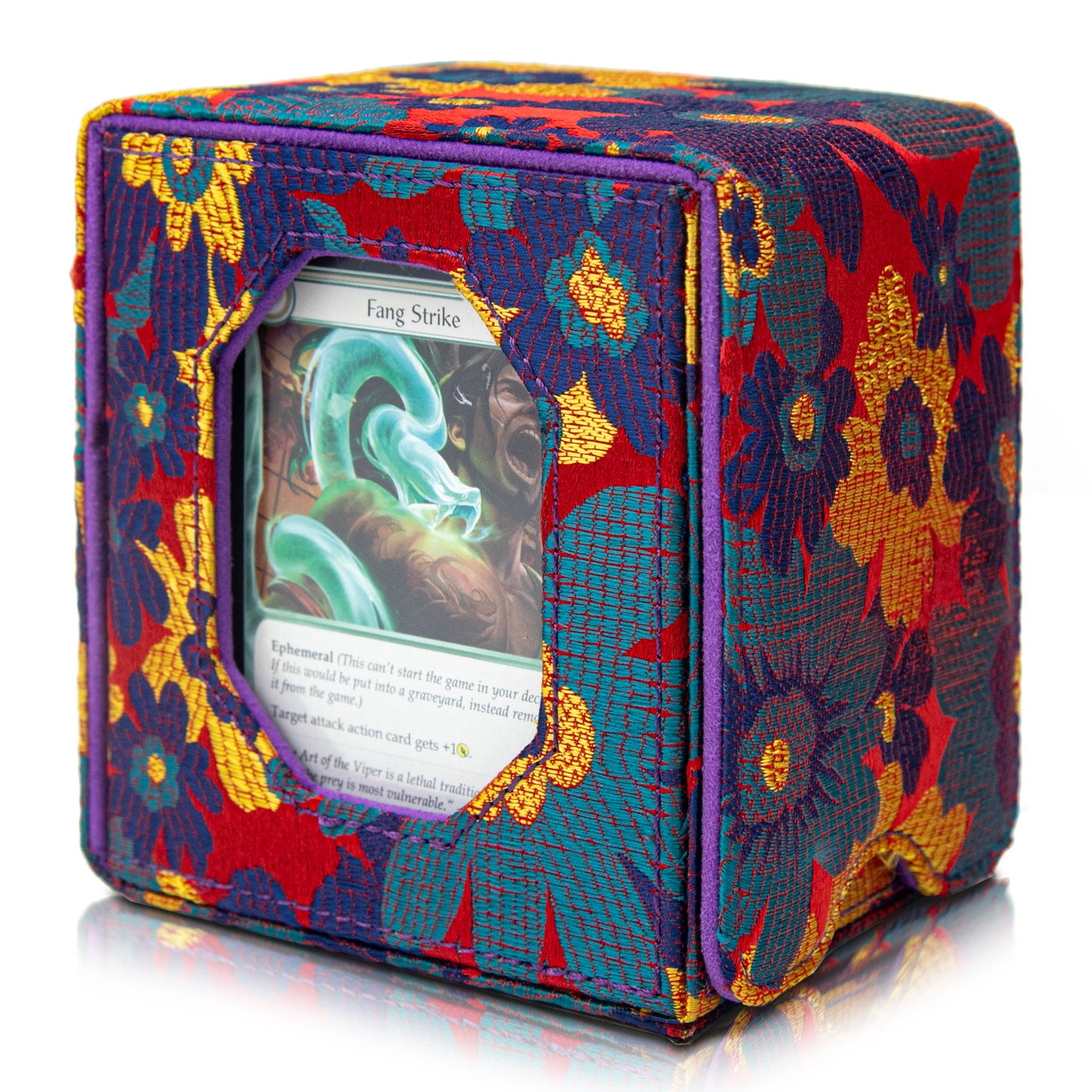 Magic Commander Deck Box Fits 100+ DND (Purple)