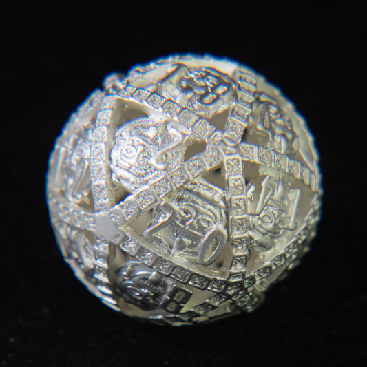 D&D Hollowed Metal Dice Set Cthulhu (Circle)