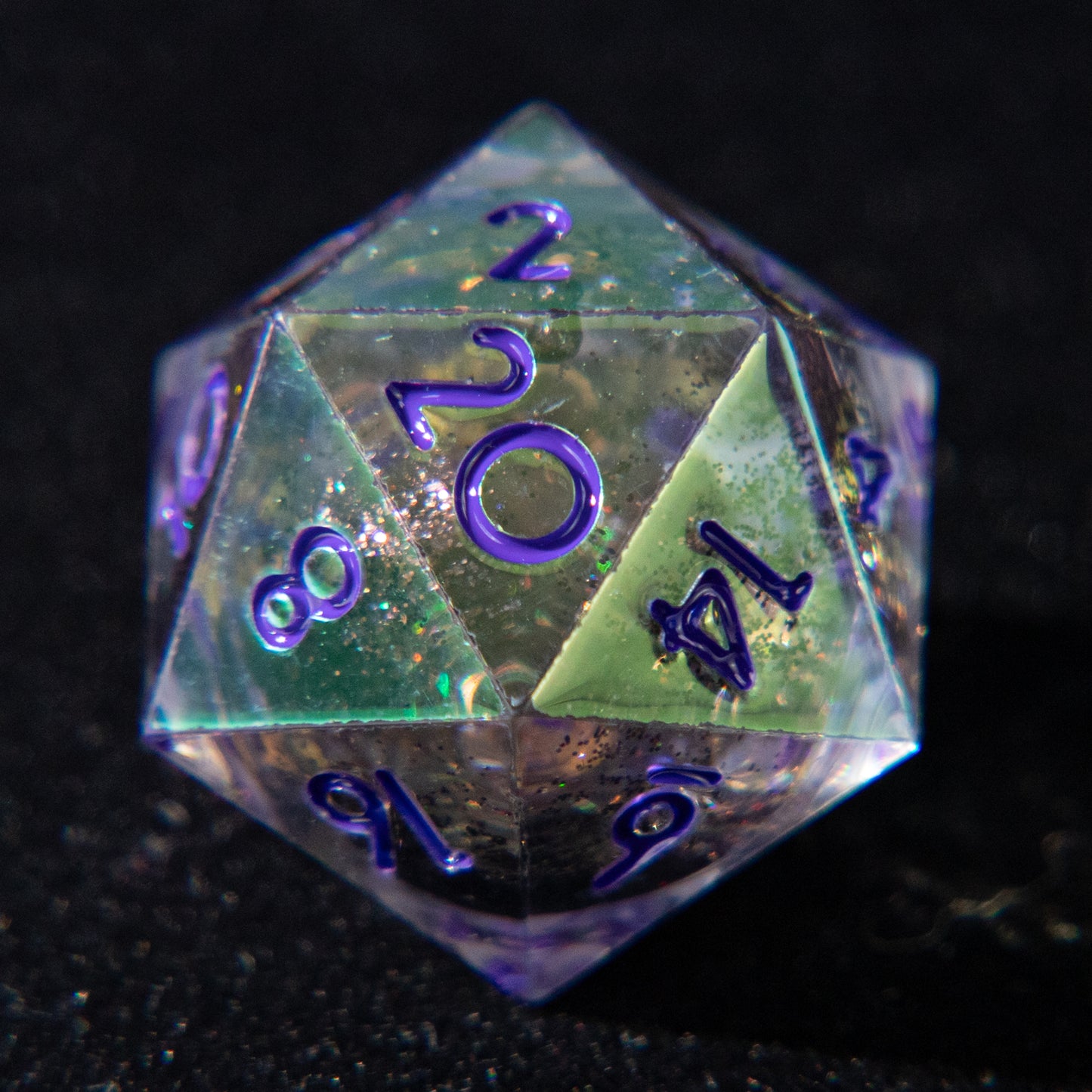 D&D Multi-faceted Resin Dice Set (Lavender)