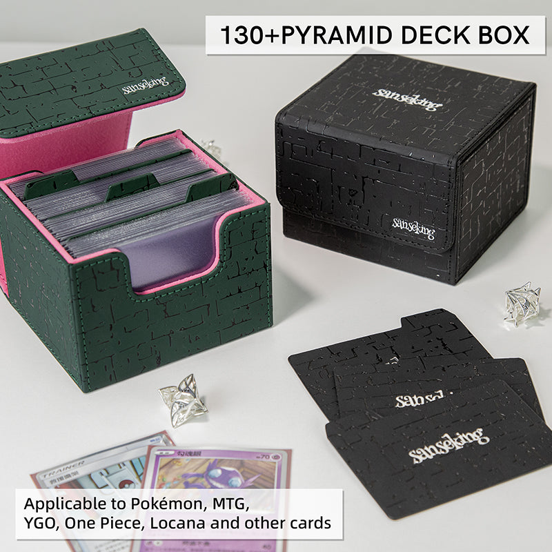 Pyramic Deck Box - Black (Includes 3 Dividers)