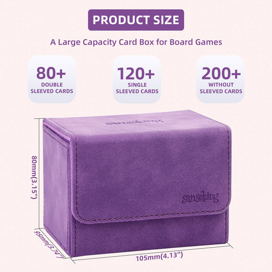 Magic Deck Box for MTG (Horizontal,Purple)