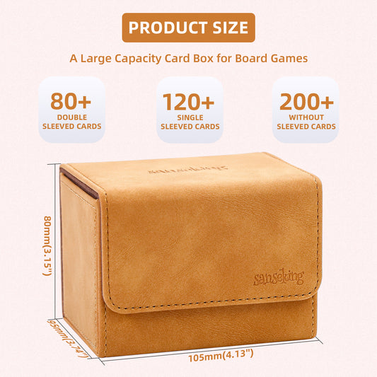 Magic Deck Box for MTG (Horizontal,Brown)