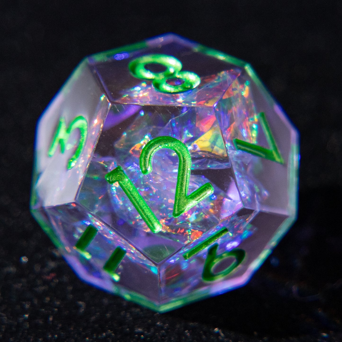 D&D Multi-faceted Resin Dice Set (Violet)