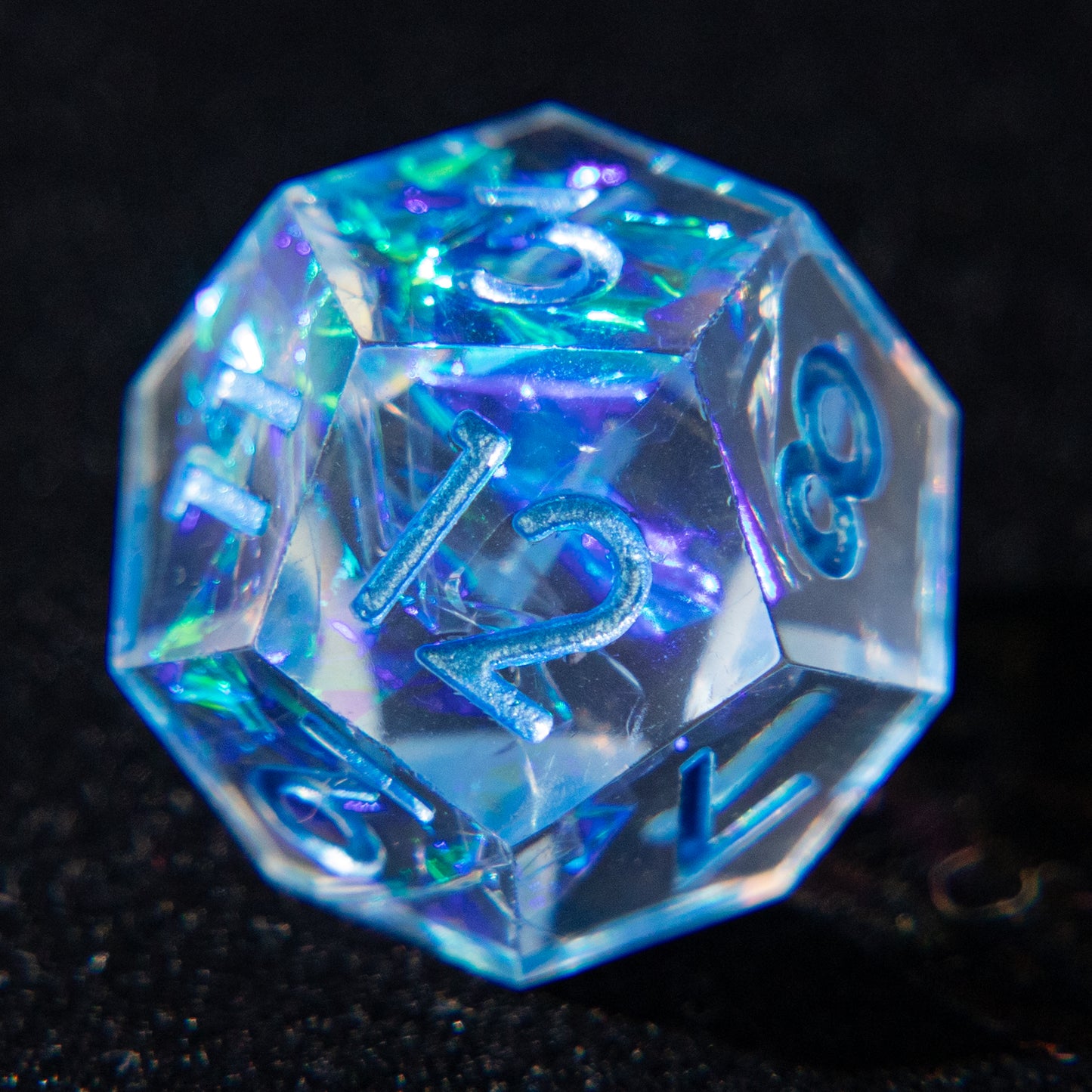 D&D Multi-faceted Resin Dice Set (Brilliant and Deep Blue)
