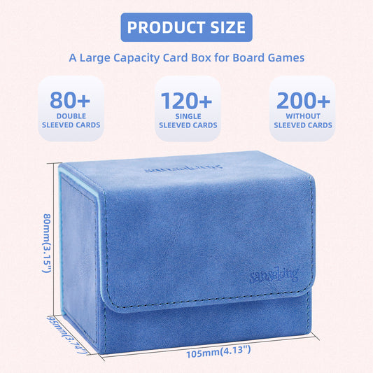 Magic Deck Box for MTG (Horizontal,Blue)