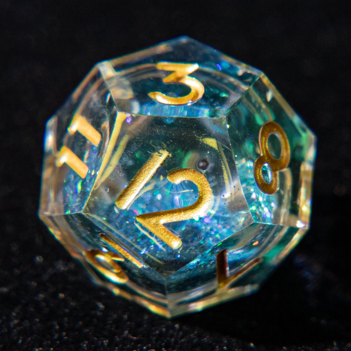 D&D Multi-faceted Resin Dice Set (Brilliant and Golden)