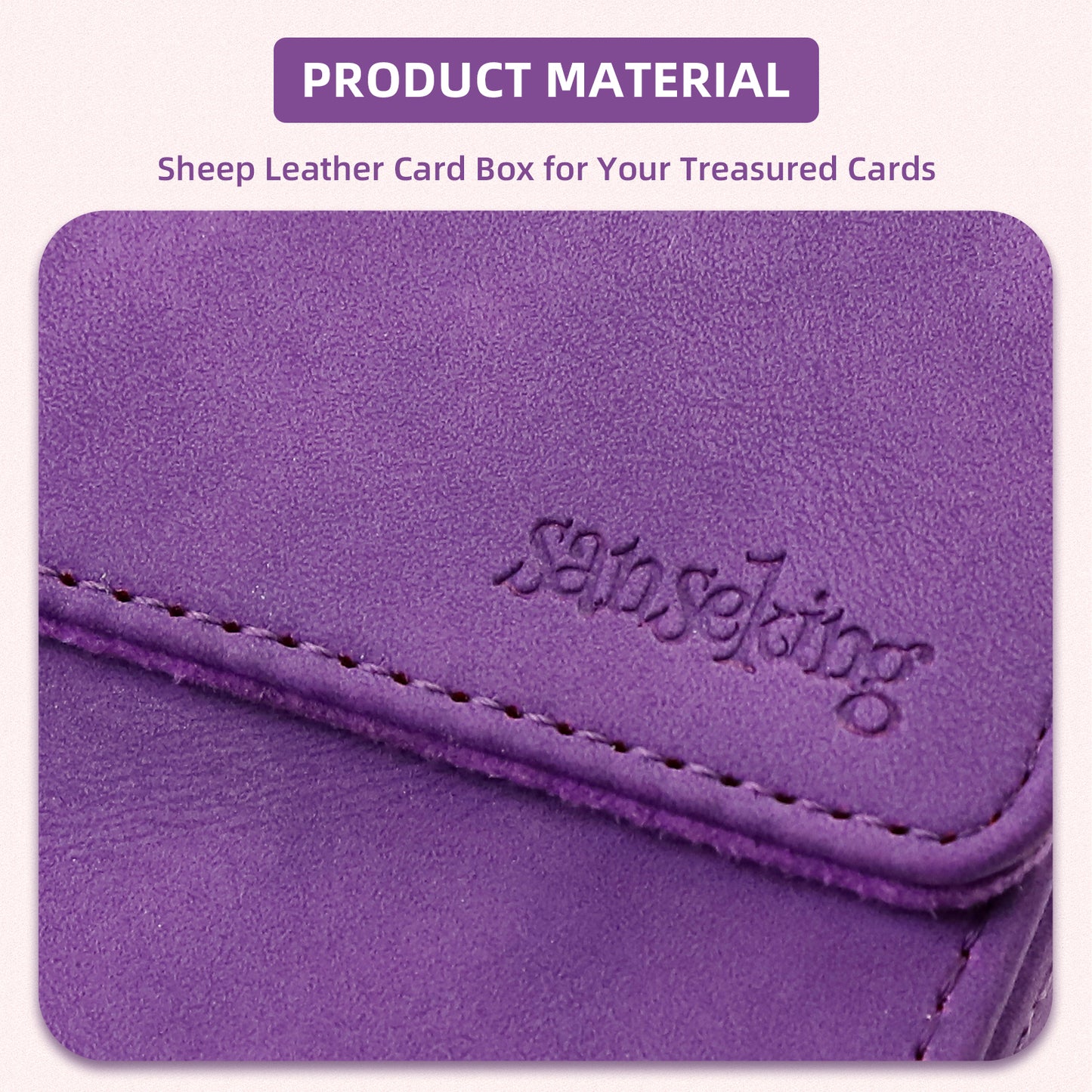 Magic Deck Box for MTG (Vertical,Purple)