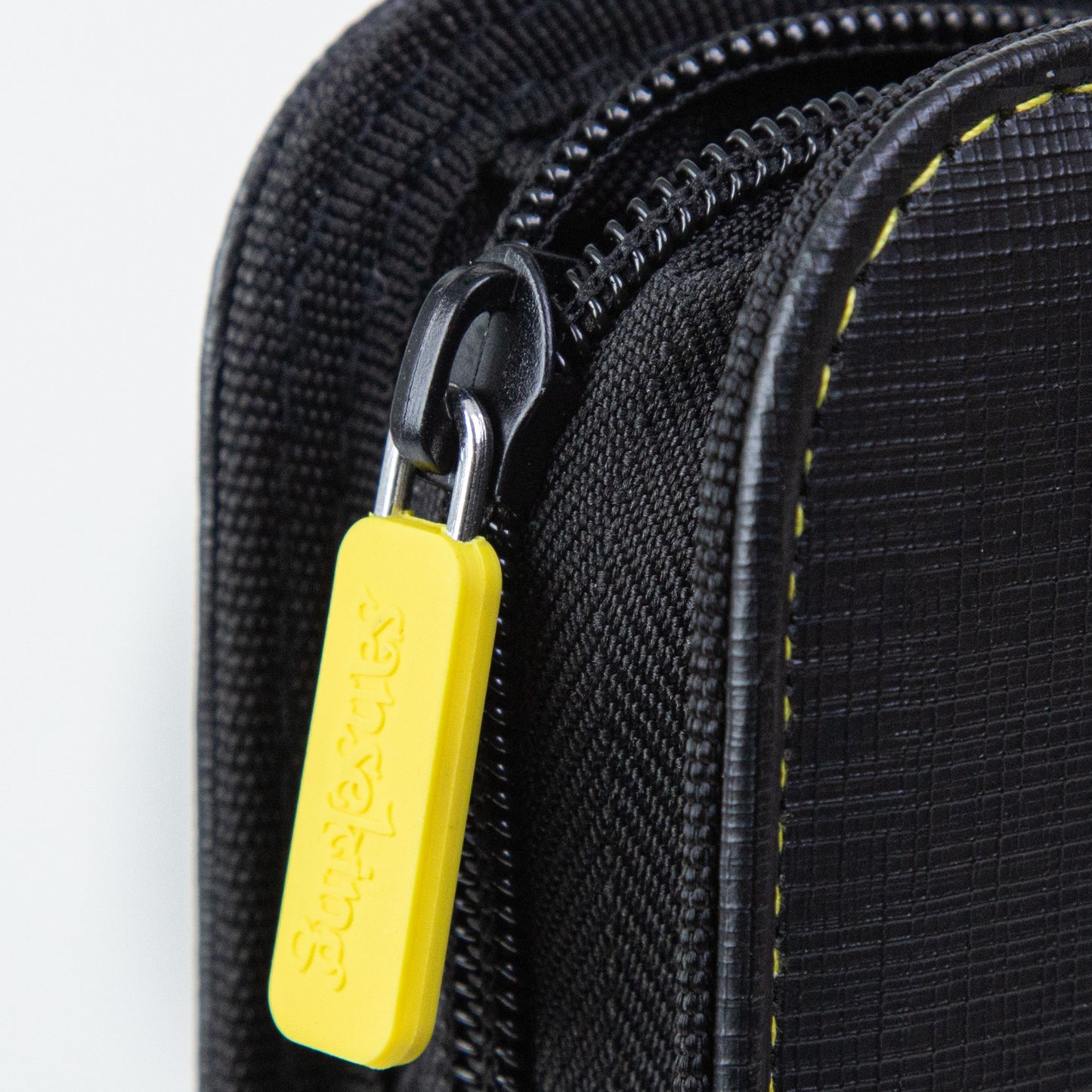 Black Grid 4/9/12-Pocket PU Binder with Waffle Pages
