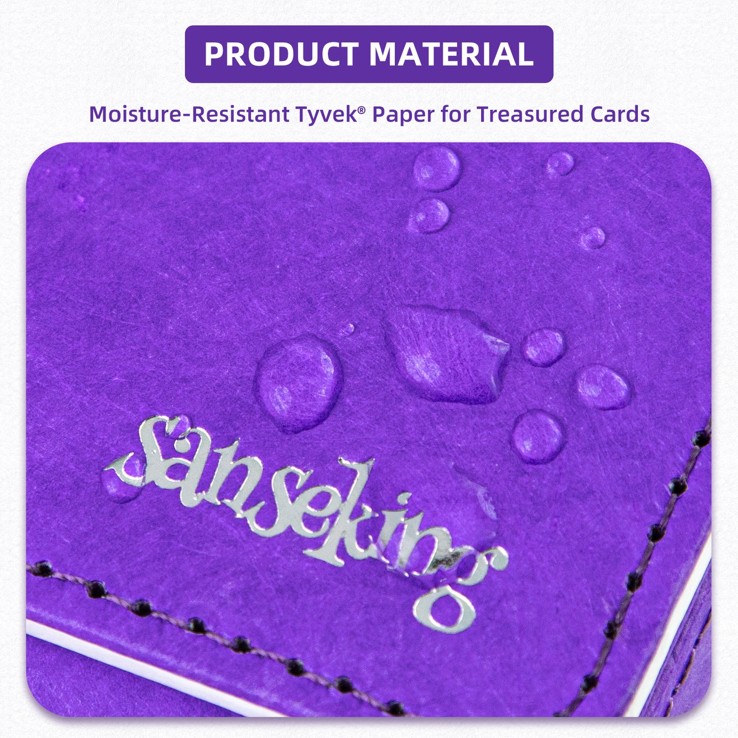 Magic Deck Box Fits 100+ yvek® (Horizontal,Purple)