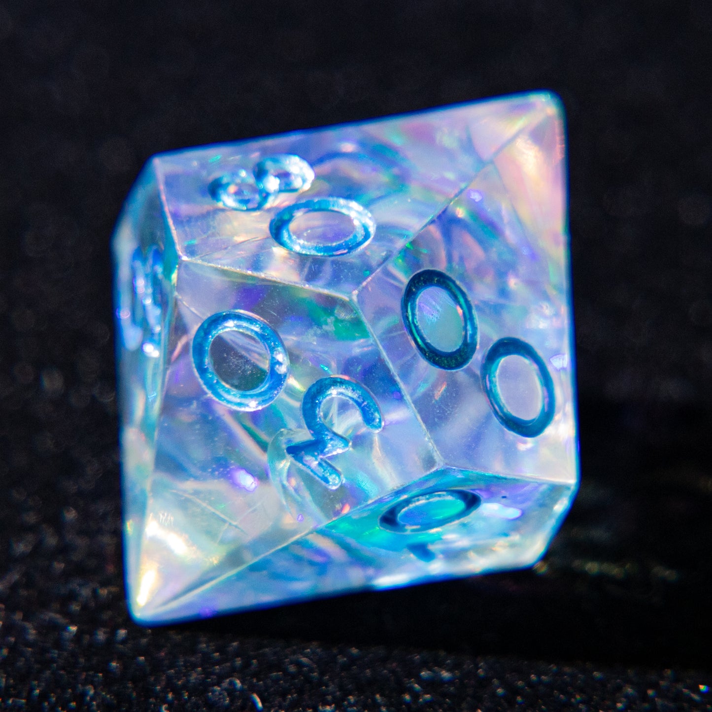 D&D Multi-faceted Resin Dice Set (Brilliant and Blue)