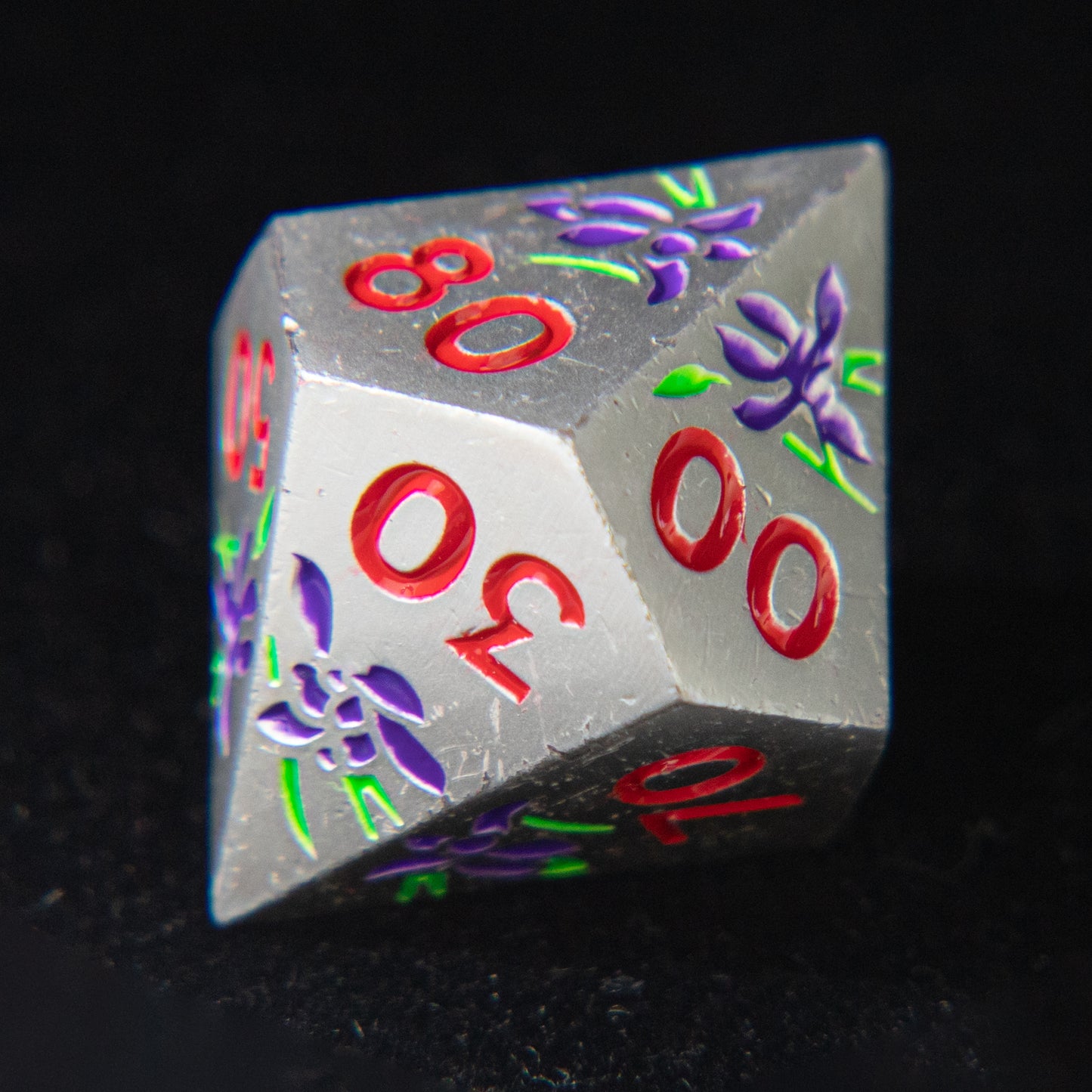 D&D Metal Dice Set Cthulhu (Metal & Flower)