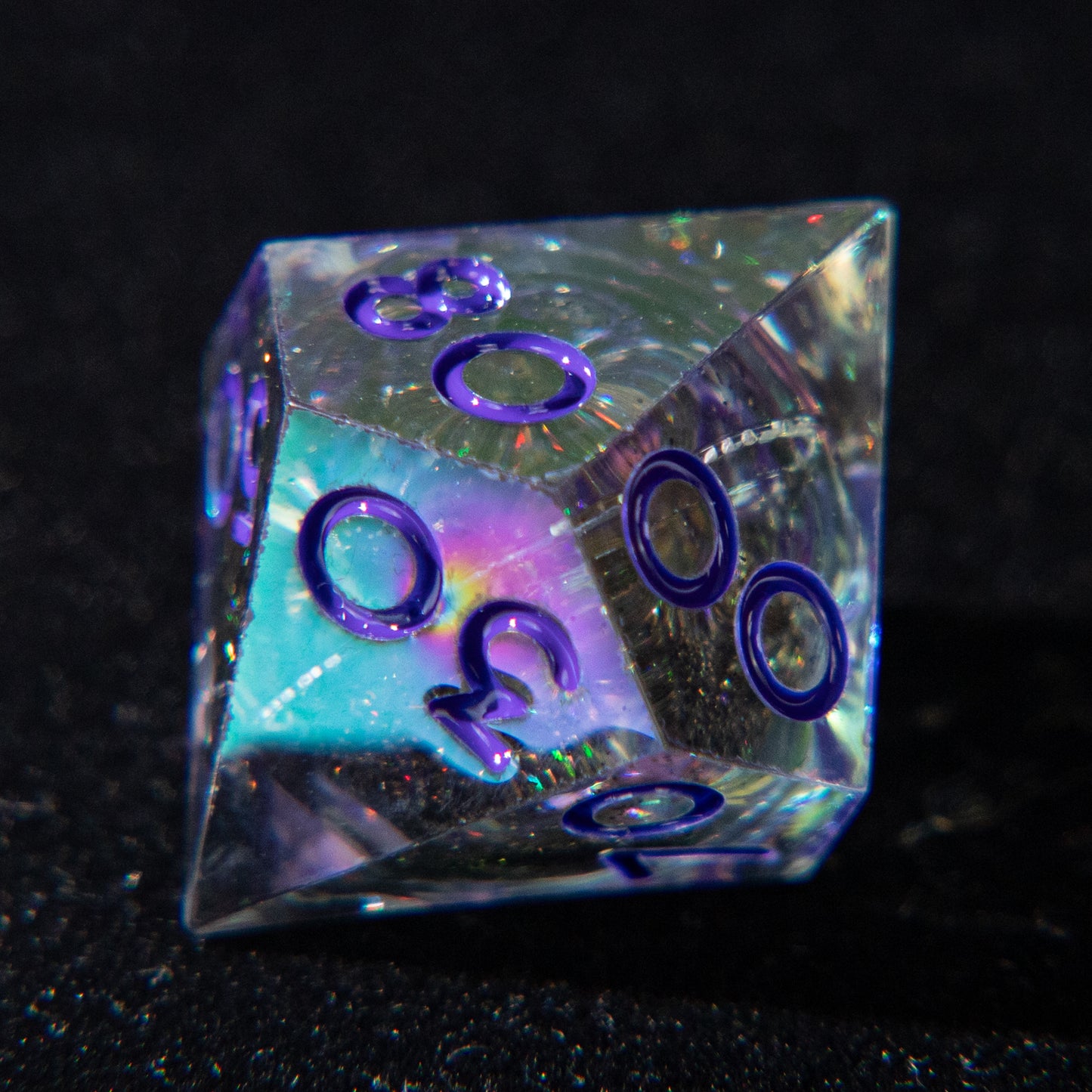 D&D Multi-faceted Resin Dice Set (Lavender)