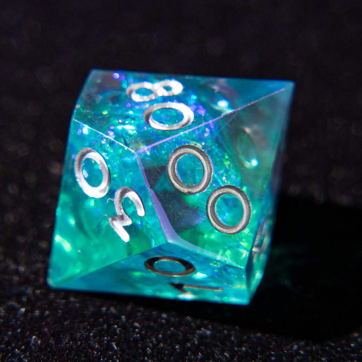 D&D Multi-faceted Resin Dice Set (Ice Blue)