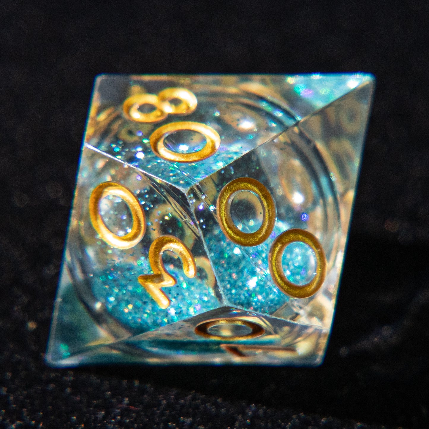 D&D Multi-faceted Resin Dice Set (Light Blue)