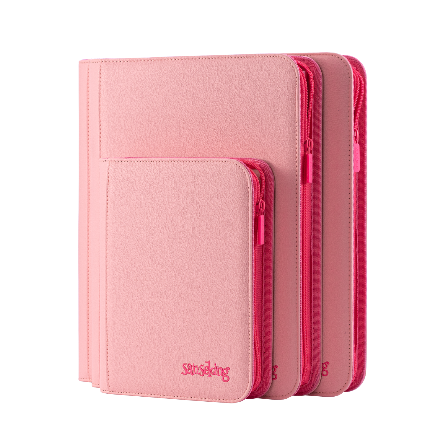 one piece tcg extra booster box 4/9/12-Pocket PU Card Binder – Pink
