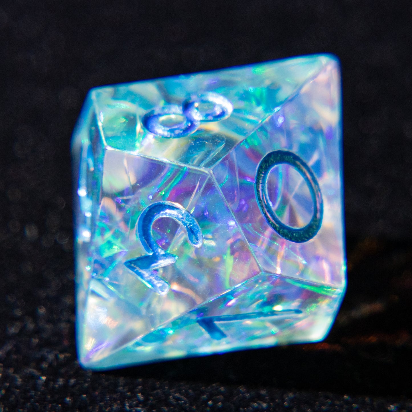 D&D Multi-faceted Resin Dice Set (Brilliant and Blue)