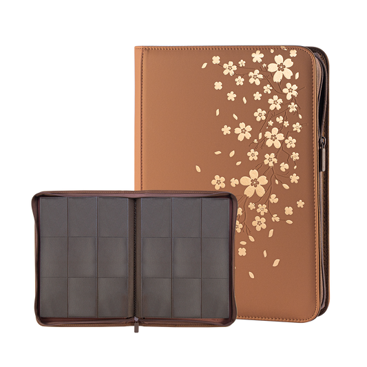 SAKURA Art Series Card Binder - Brown