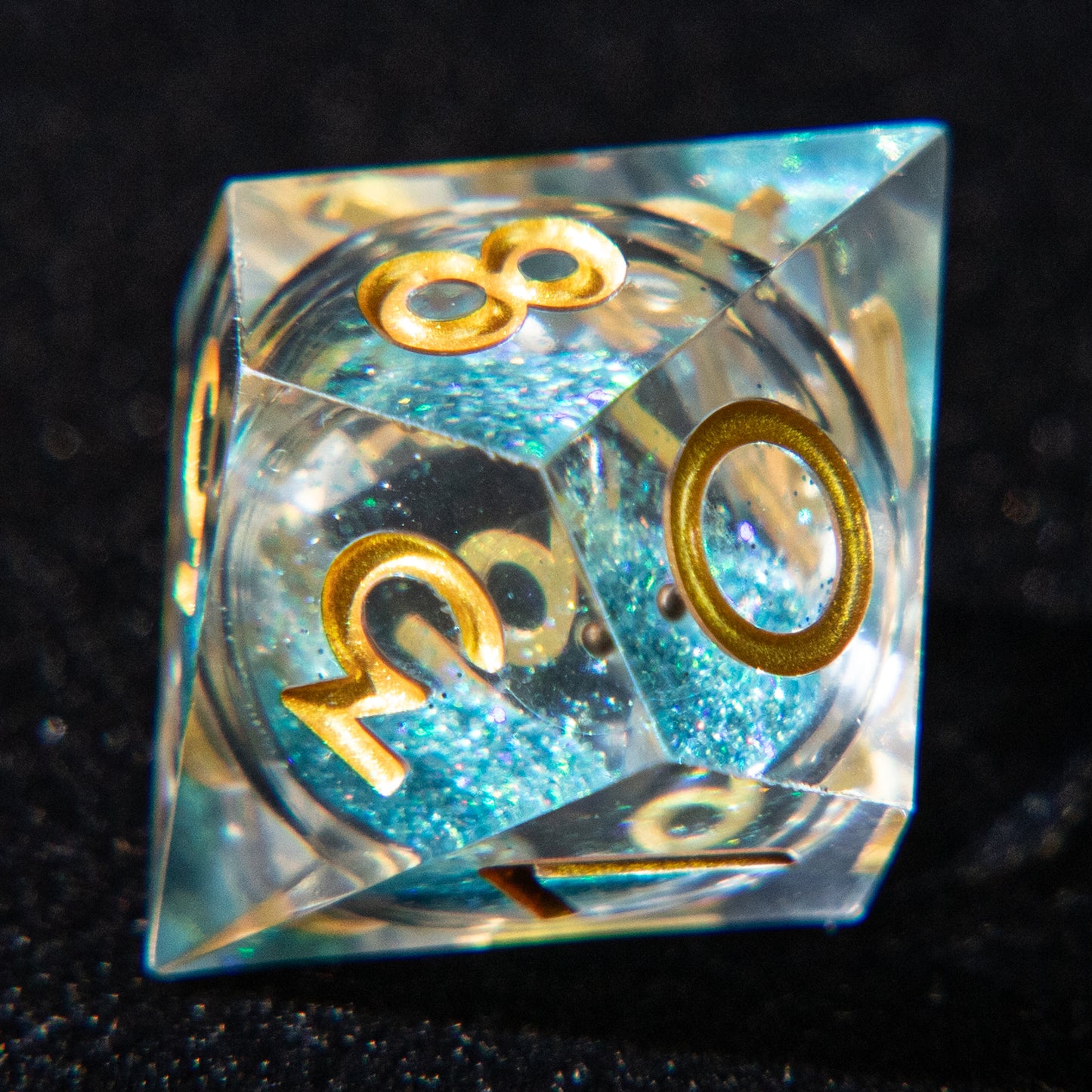 D&D Multi-faceted Resin Dice Set (Light Blue)