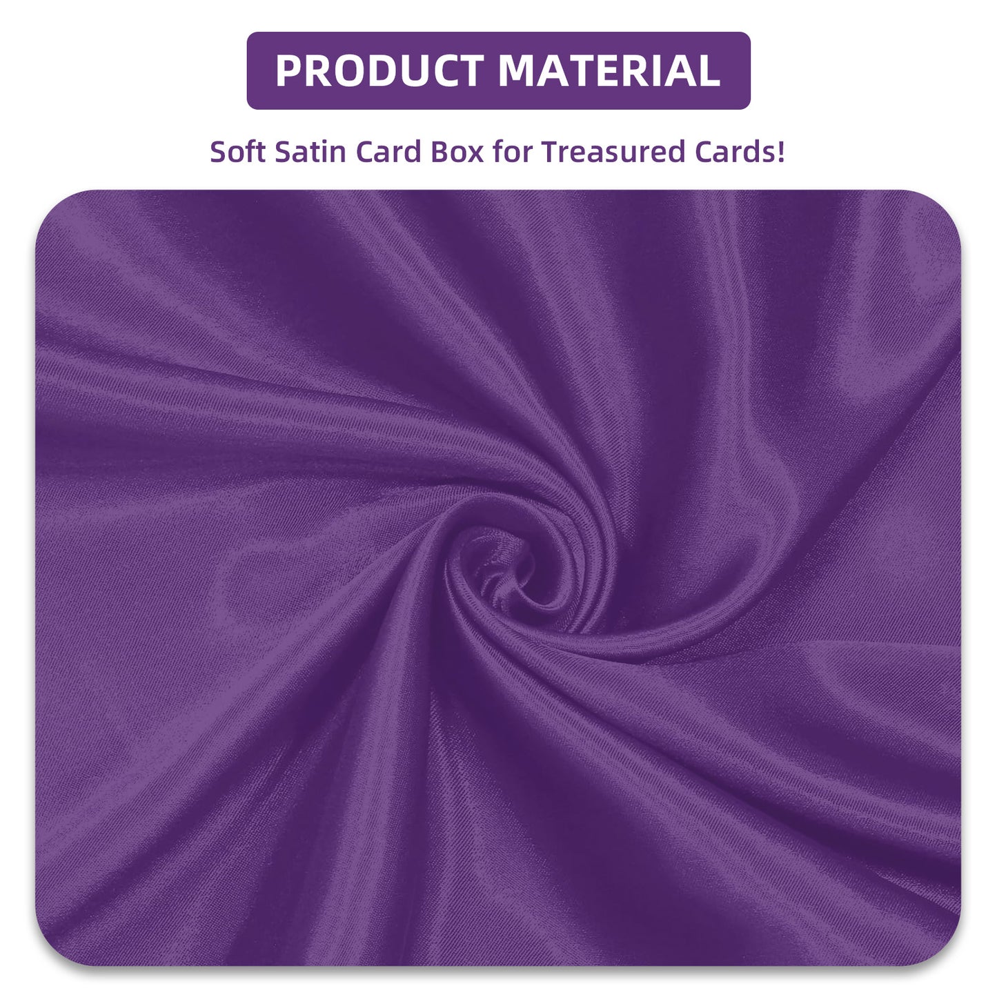 Magic Commander Deck Box Fits 100+ DND (Purple)