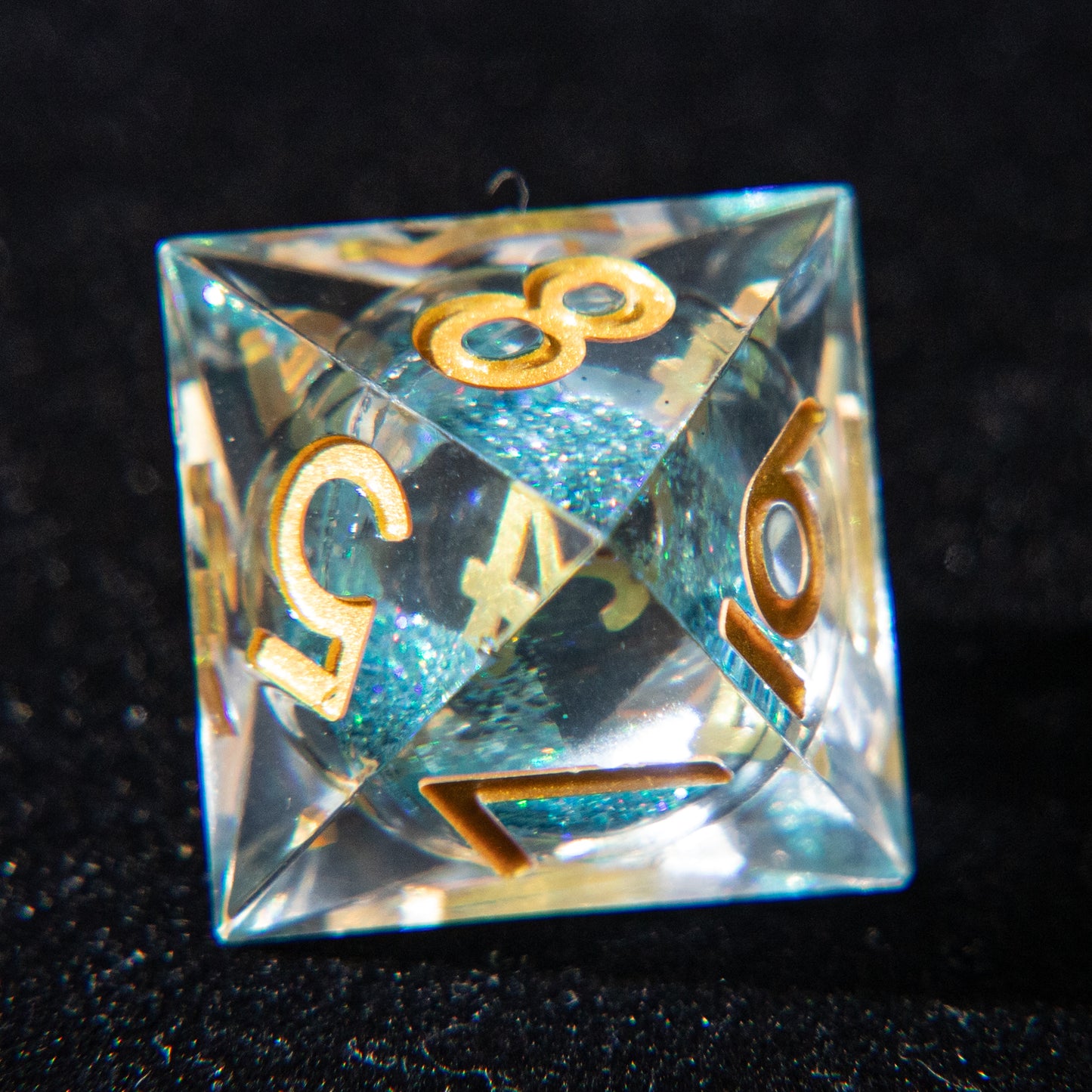 D&D Multi-faceted Resin Dice Set (Light Blue)