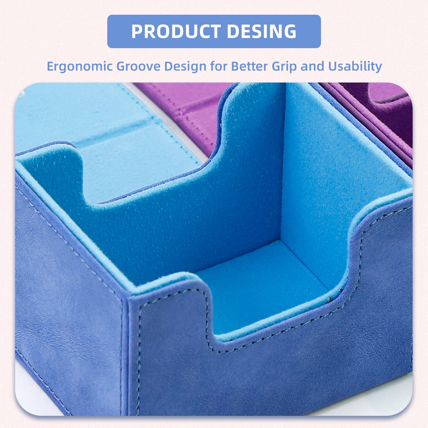 Magic Deck Box for MTG (Horizontal,Blue)