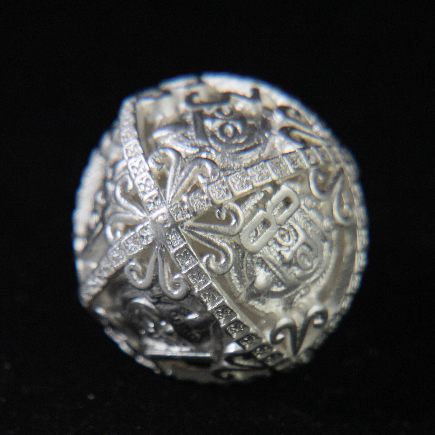 D&D Hollowed Metal Dice Set Cthulhu (Circle)