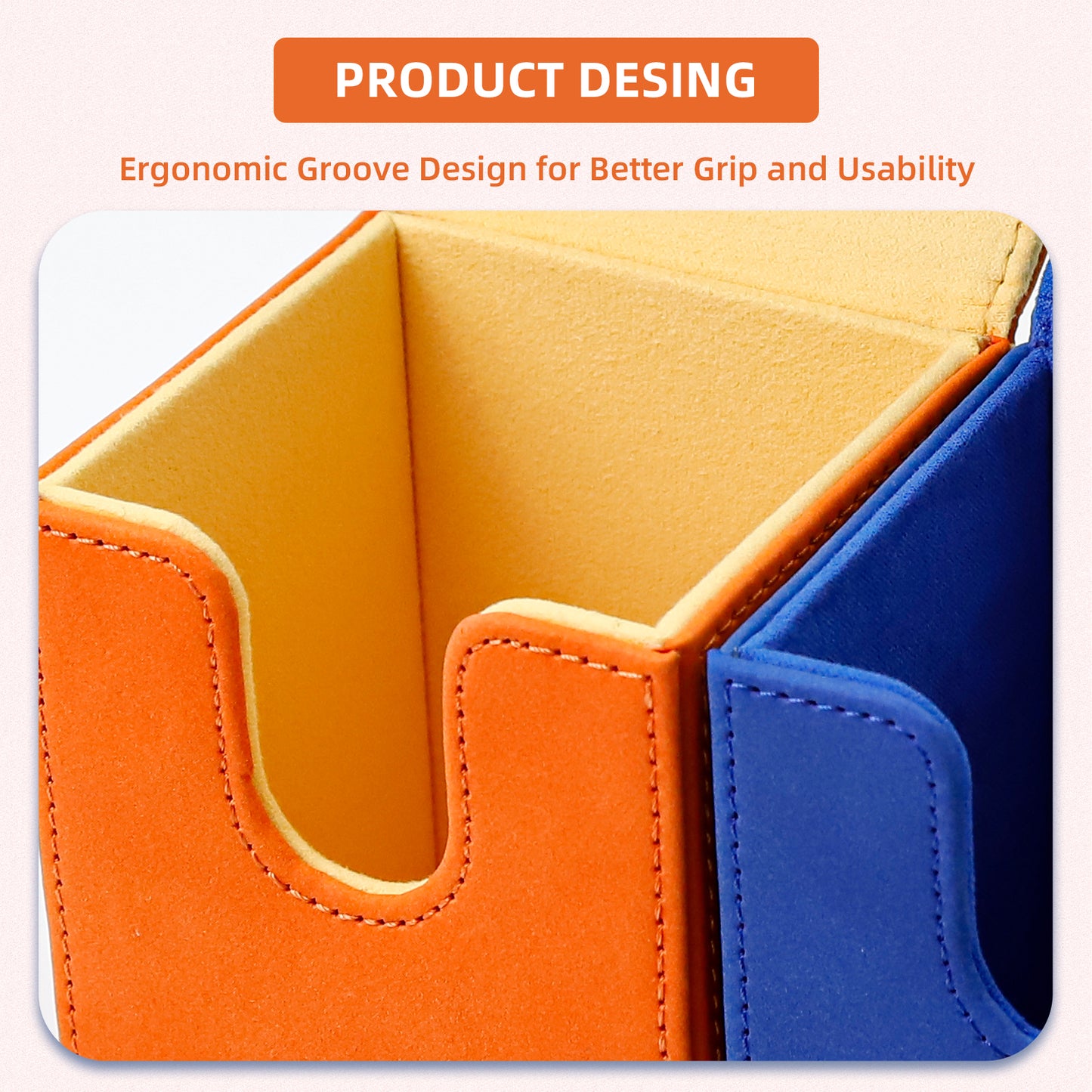 Magic Deck Box for MTG (Vertical,Orange)
