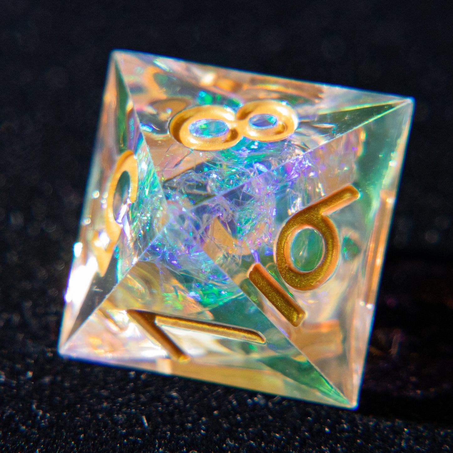 D&D Multi-faceted Resin Dice Set (Rainbow)