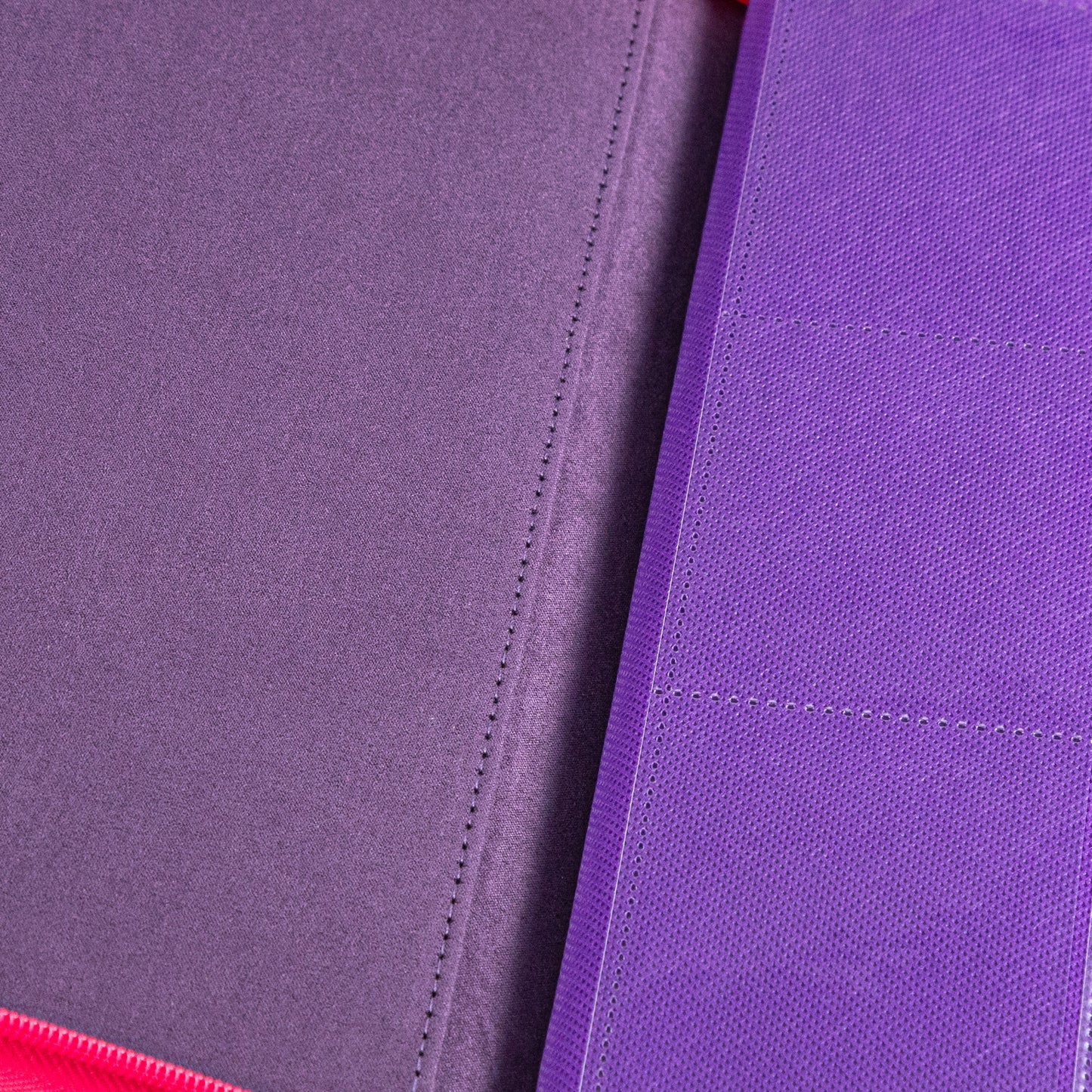 Coral Binder Series - PU Leather Zipper 9-Pocket Coral Purple