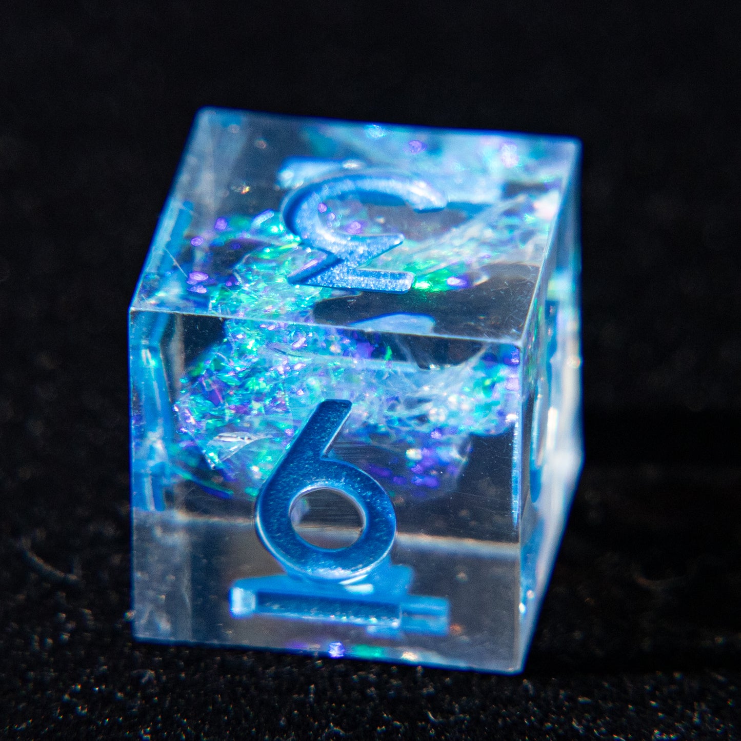 D&D Multi-faceted Resin Dice Set (Brilliant and Deep Blue)