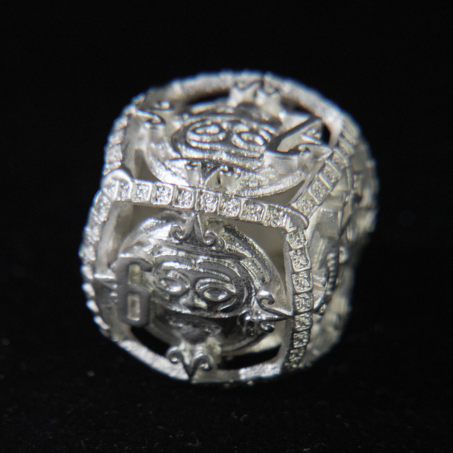 D&D Hollowed Metal Dice Set Cthulhu (Circle)