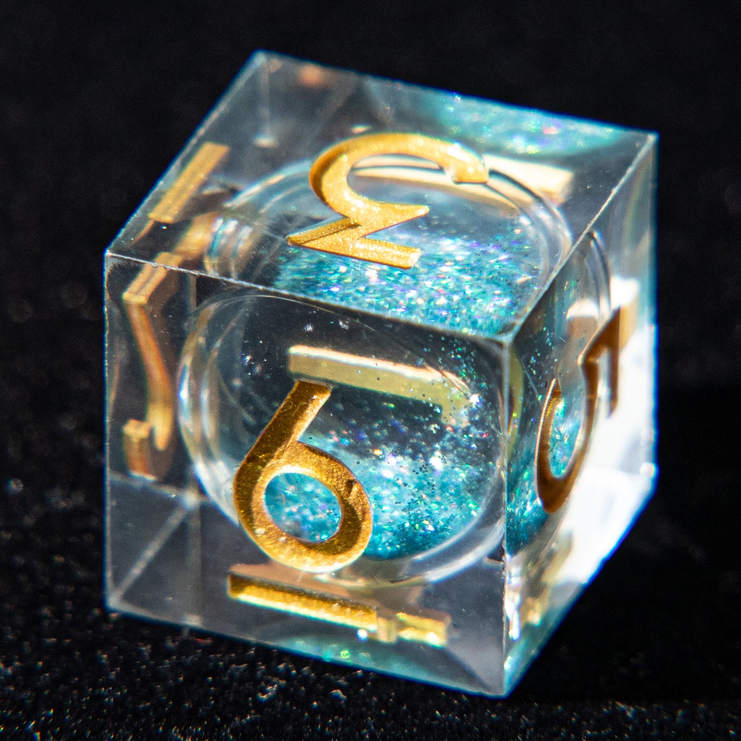 D&D Multi-faceted Resin Dice Set (Light Blue)