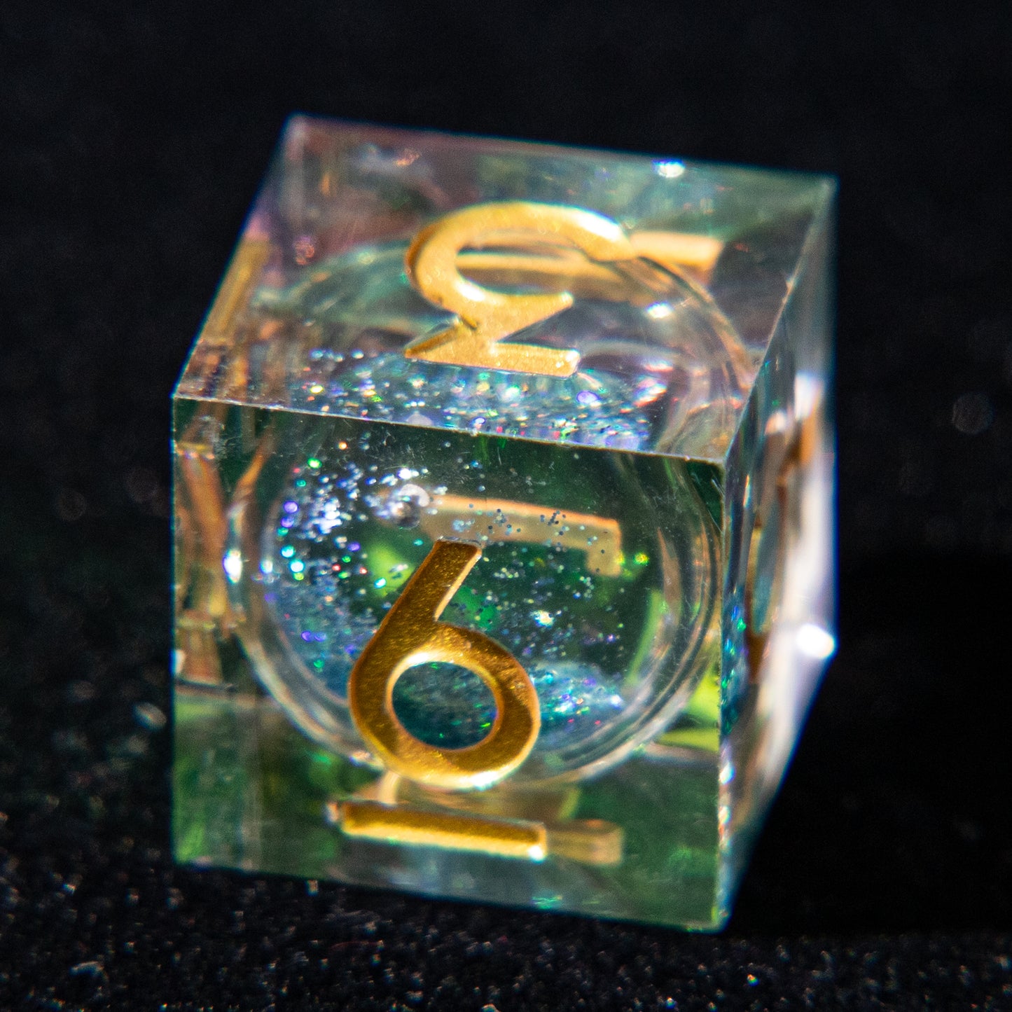 D&D Multi-faceted Resin Dice Set (Brilliant and Golden)