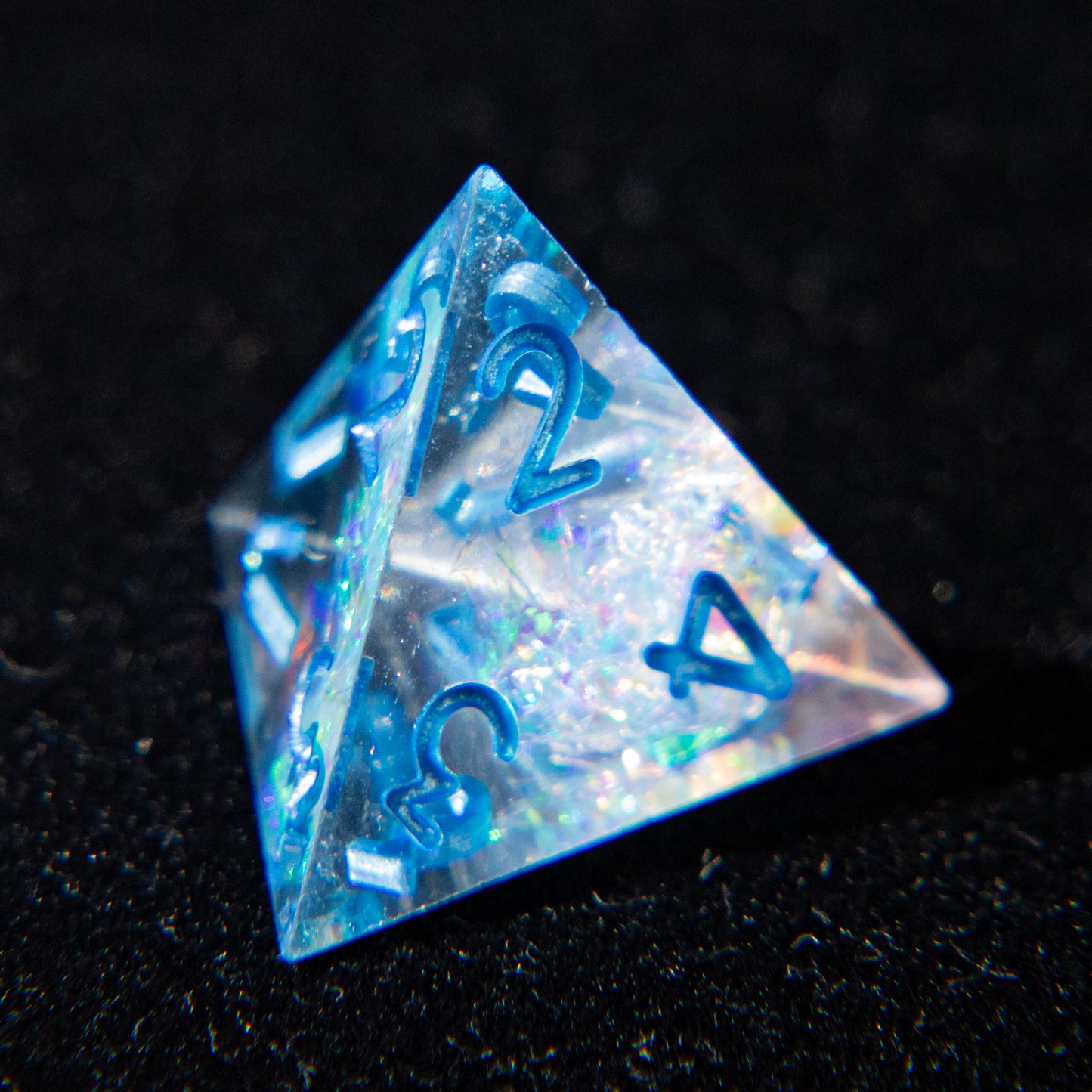 D&D Multi-faceted Resin Dice Set (Brilliant and Deep Blue)