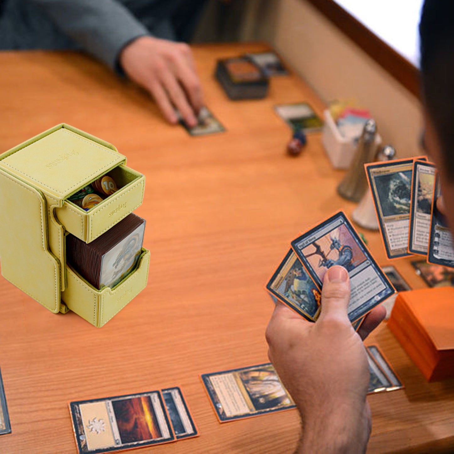 Double-Layer Deck Box – Yellow