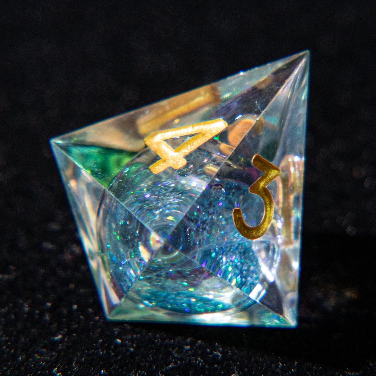 D&D Multi-faceted Resin Dice Set (Brilliant and Golden)