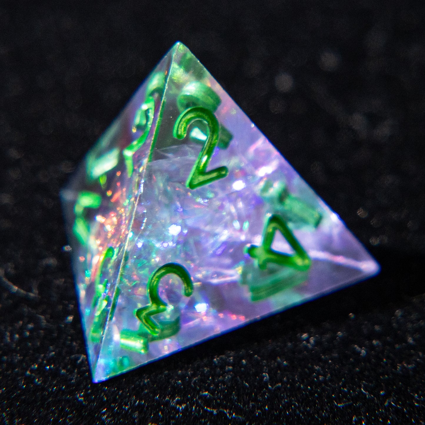 D&D Multi-faceted Resin Dice Set (Violet)