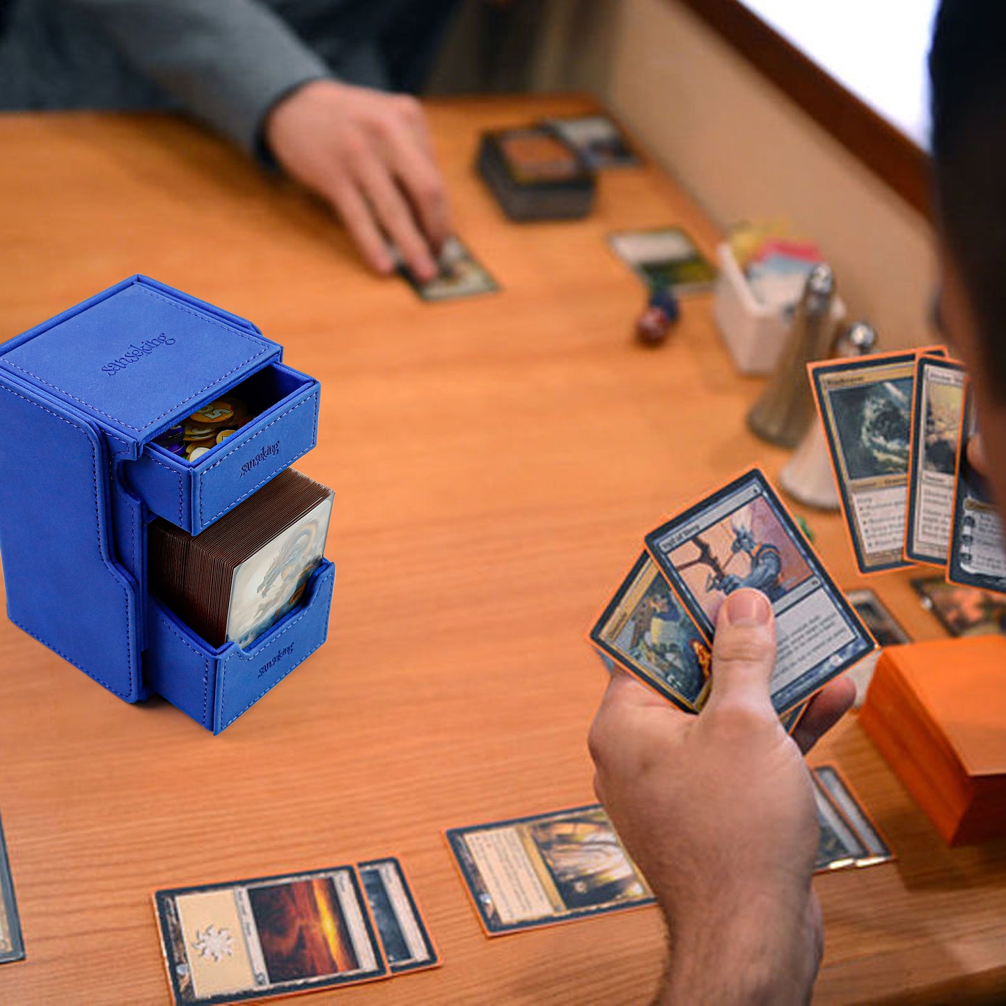 Double-Layer Deck Box – Blue