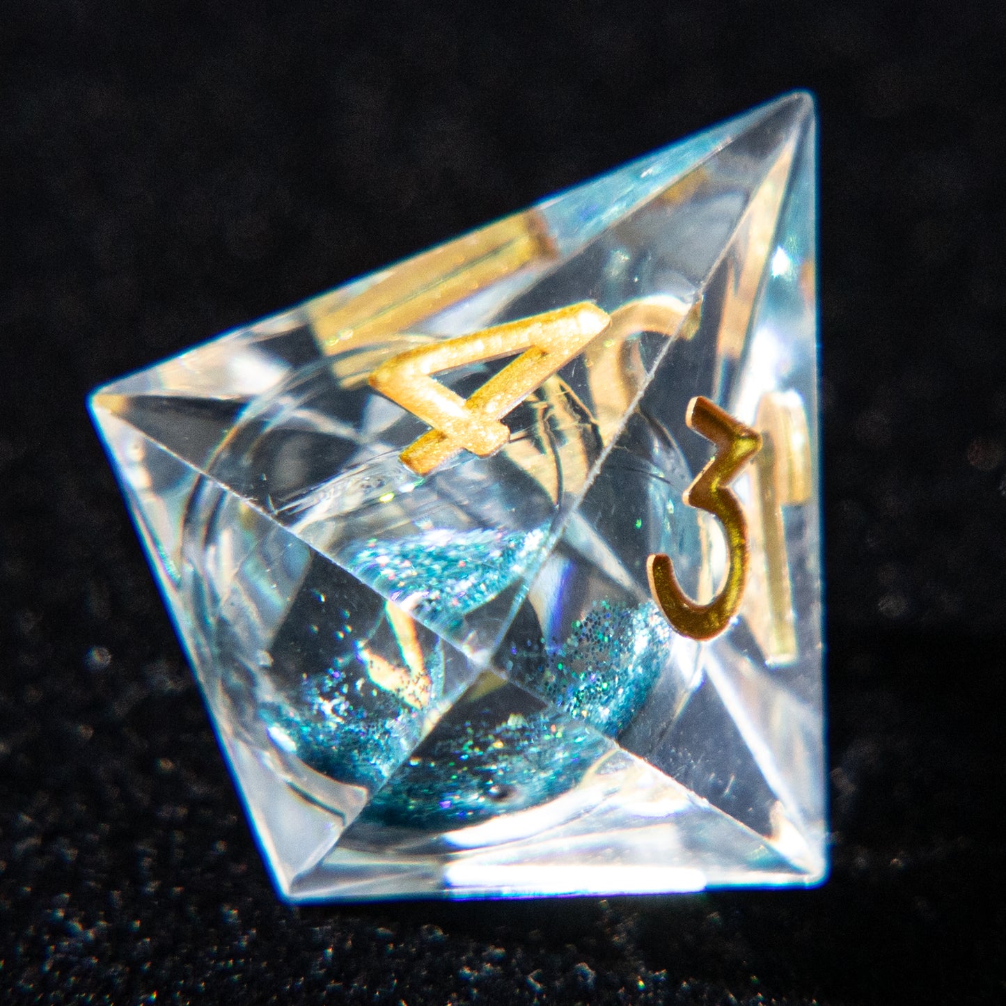 D&D Multi-faceted Resin Dice Set (Light Blue)